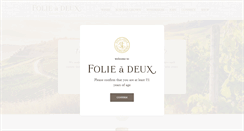 Desktop Screenshot of folieadeux.com