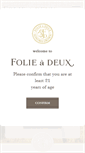 Mobile Screenshot of folieadeux.com